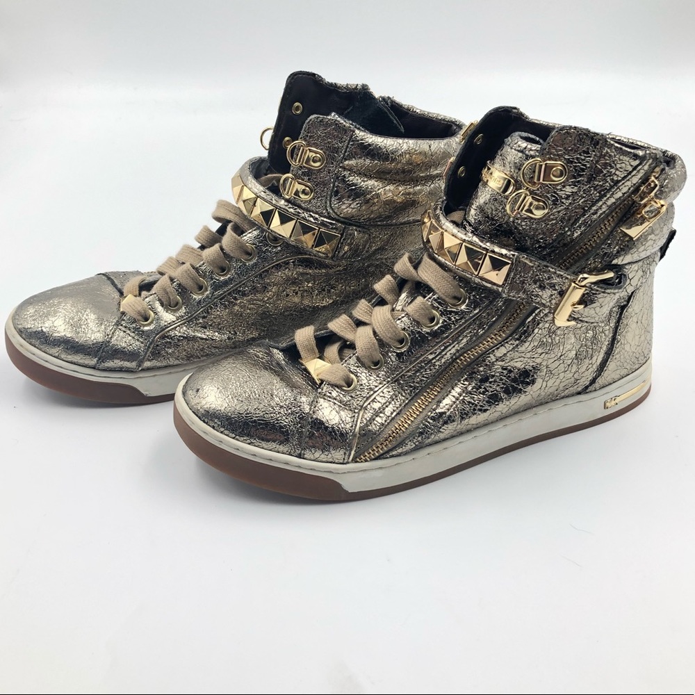 ⚜️MICHAEL KORS Metallic High Top Shoe⚜️